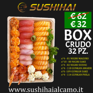 Box Crudo - 32 pz - € 32